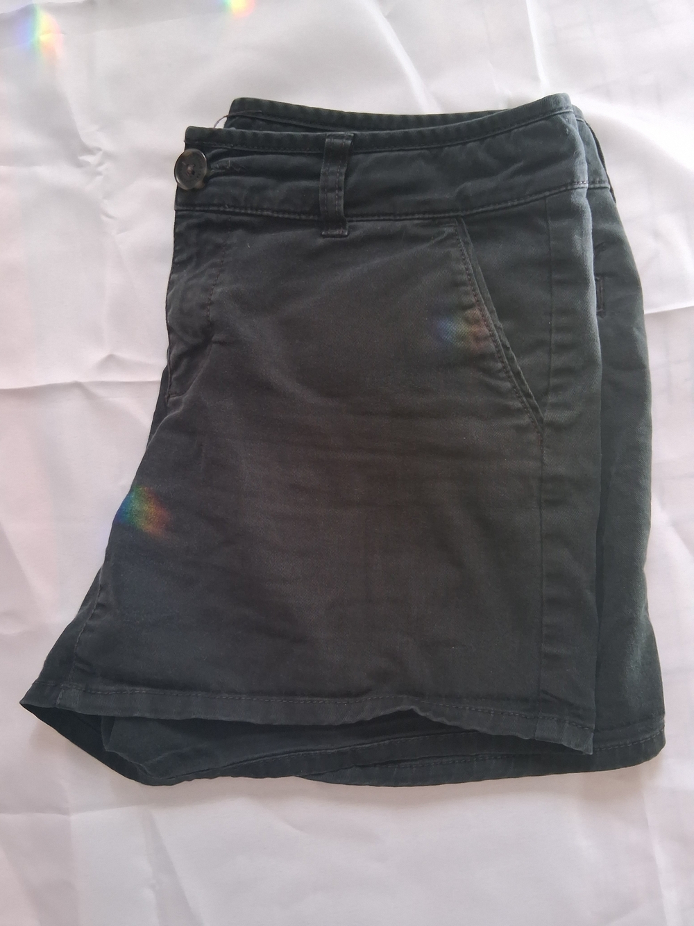 American Eagle Outfitters Black Mini Skort with Side Pockets
